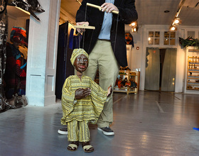 Open Hand Theater's larger-than-life puppets, art education programs find new home in mall