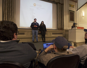 SA President James Franco gives updates on Euclid Avenue security cameras