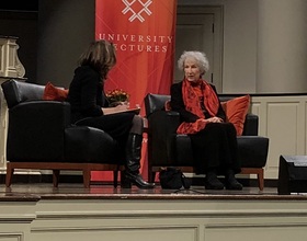 Margaret Atwood discusses activism, literary legacy at SU lecture