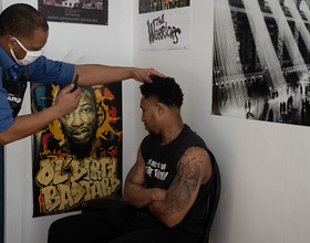 How Royal Allure barber shop juggles long hours, pandemic restrictions