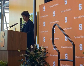 SU welcomes Provost Gretchen Ritter at ceremony Tuesday