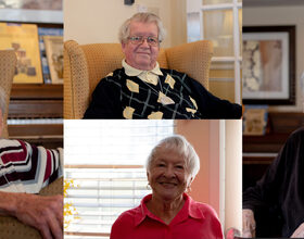 Local senior living community residents reflect on their lives for As Young As You Feel Day