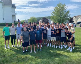 SU men's soccer musically integrates transfers onto the team