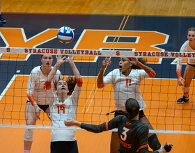 Virginia Tech offense overpowers SU in straight sets