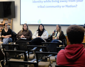 Indigenous students, faculty share perspectives in campus experience panel discussion