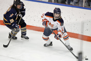 Syracuse forward Cara Johnson and the Orange have been forced to change lines after an injury to one of its key forwards. 