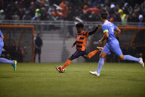 No. 3 Syracuse and No. 4 North Carolina played to a 0-0 tie at SU Soccer Stadium on Friday night.