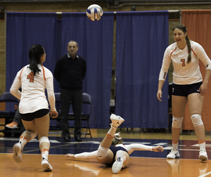 Several errors in the third set halted Syracuse's momentum against Duke on Sunday.