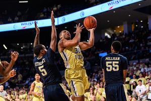 Backup shooting guard Corey Heyward averages 2 points and 1.9 rebounds per game for the Yellow Jackets.