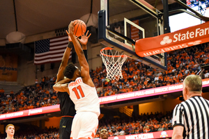 Oshae Brissett scored 15 points and added 13 rebounds in Syracuse's 72-70 win over Maryland.