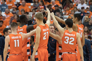 Richmond attended the Orange's scrimmage against Daemen on Saturday night during his official visit. 