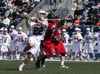 JoJo Marasco shoots during Syracuse's 13-11 win over St. John's. 