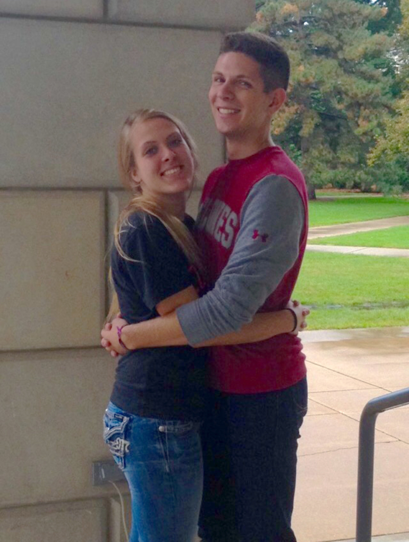 Two Iowa State students set the Guinness World Record for longest hug