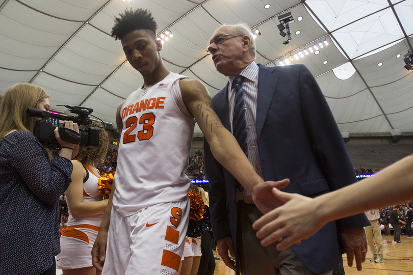 Jim Boeheim discusses Virginia Tech, Malachi Richardson and tight rotation