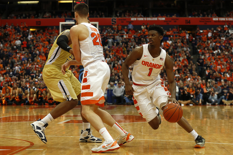 Frank Howard assists on 6 baskets in Syracuse&#8217;s 60-57 win against Georgia Tech