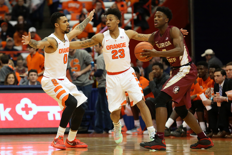 Syracuse buckles down on defense in 2nd half of 13-point win