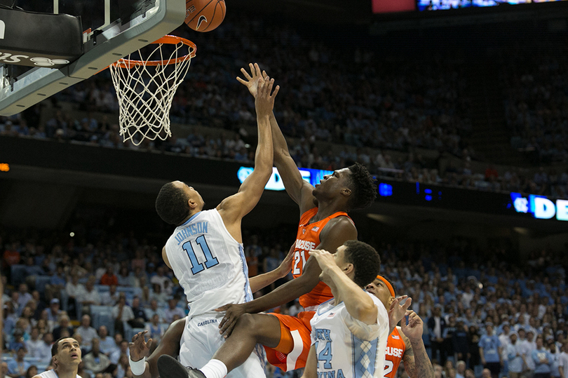 Syracuse falls short of No. 8 North Carolina in nail-biting 75-70 loss