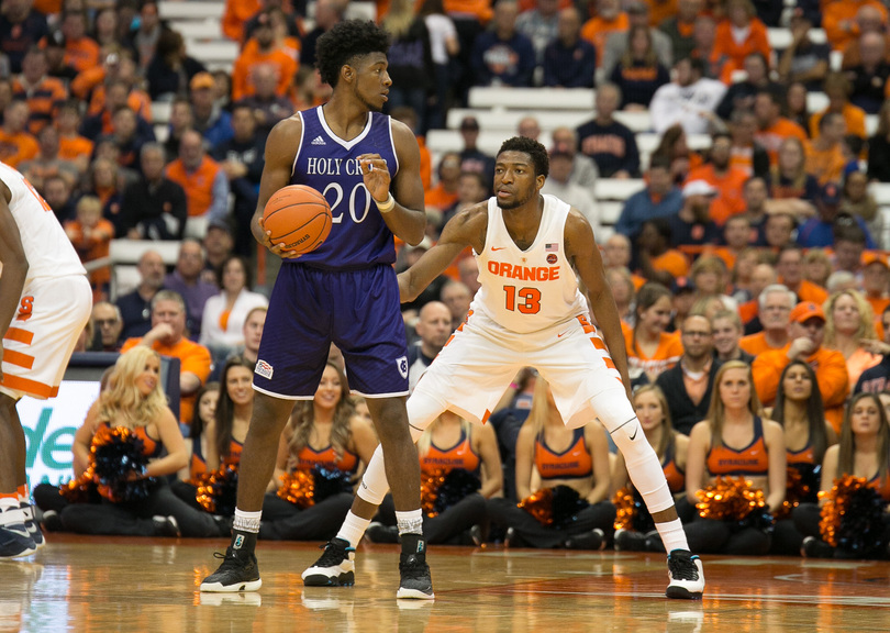 Paschal Chukwu shows just a glimpse in 44-point win over Holy Cross