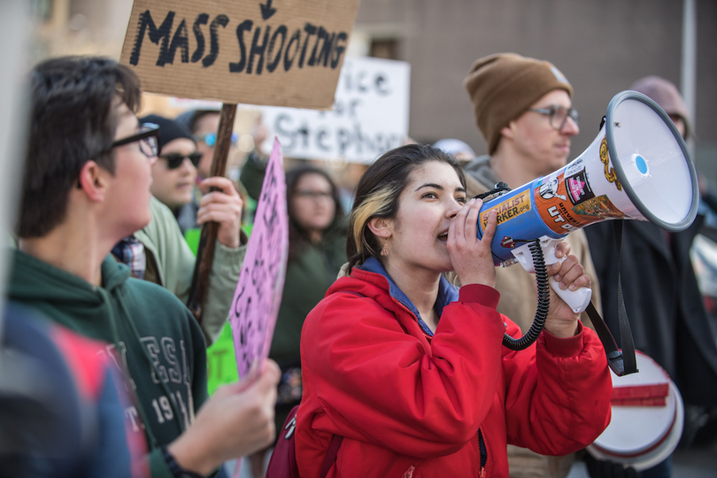 High school students rally for stricter gun laws at Syracuse March for Our Lives