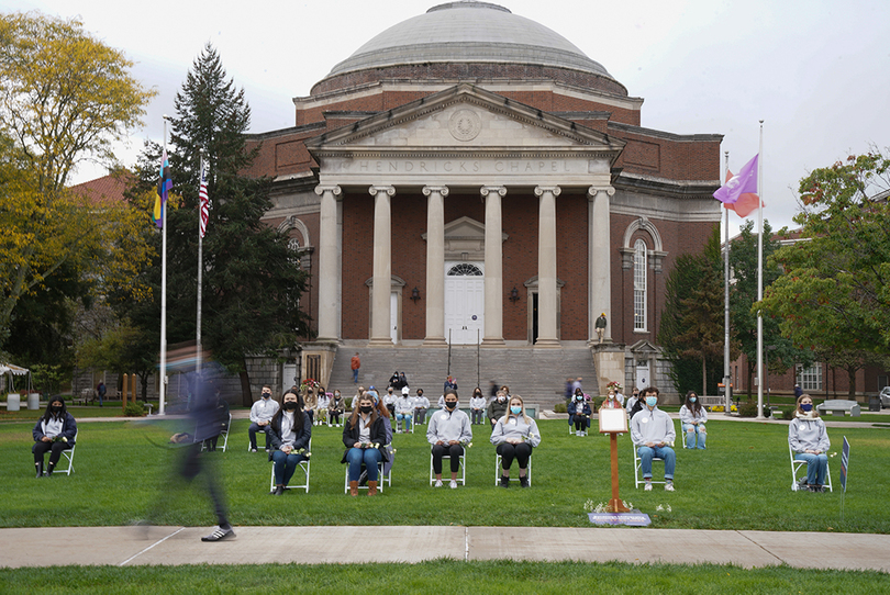 &#8216;Sitting in Solidarity&#8217; seating display commemorates Pan Am Flight 103 victims