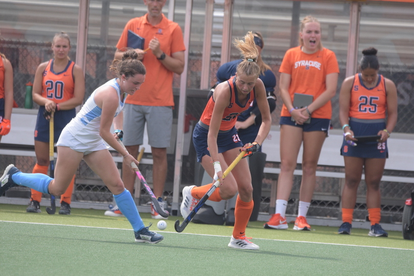 No. 13 Syracuse allows just 2 shots, shuts out No. 16 Boston College in 3-0 win