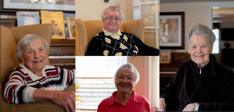 Local senior living community residents reflect on their lives for As Young As You Feel Day