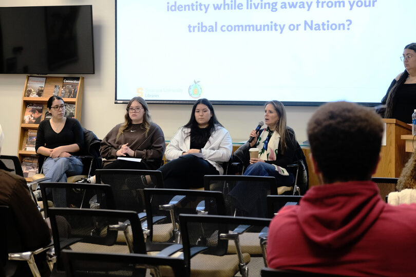 Indigenous students, faculty share perspectives in campus experience panel discussion