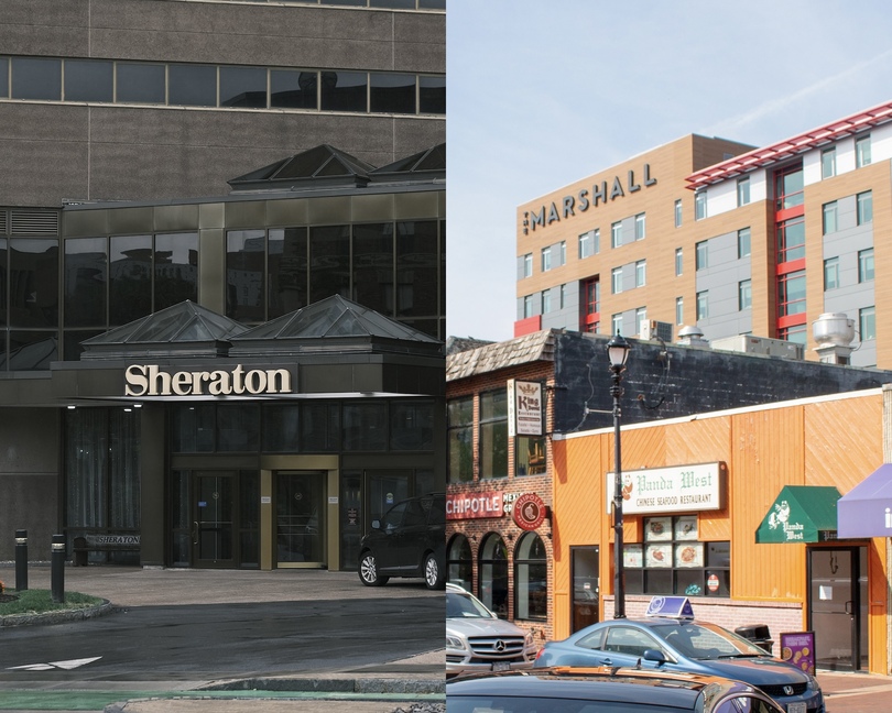 SU names new Orange, Milton residence halls in former Sheraton and The Marshall locations