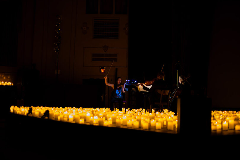 Gallery: The Listeso String Quartet enchants audience amid hearth-like candles