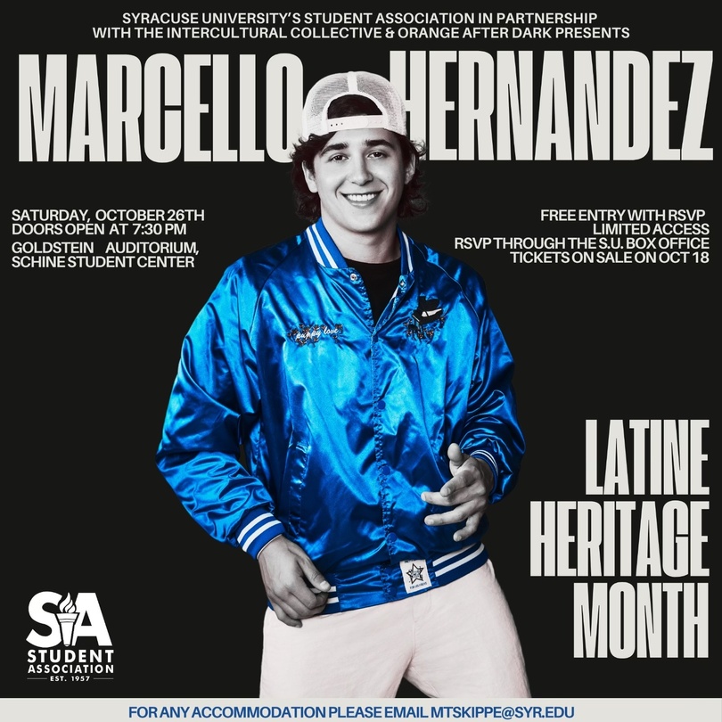 SNL’s Marcello Hernández to perform at Student Association’s Latine Comedy Night