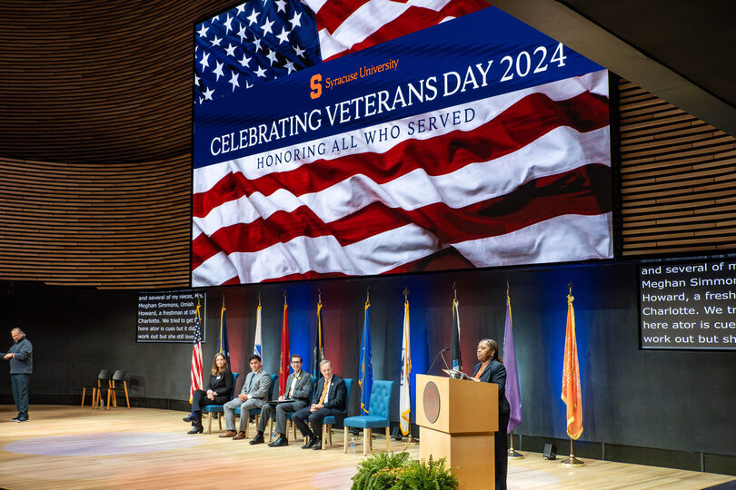 SU honors student veterans, U.S. service members at Veterans’ Day event