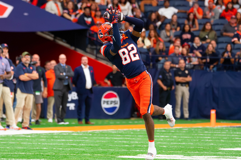 Darrell Gill Jr. totals 177 yards in best day for an SU receiver since 2017