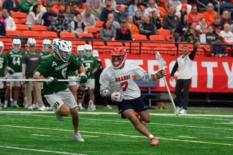 Michael Leo shines with team-high 4 goals in SU’s season-opening win