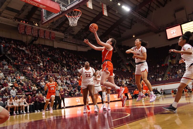 Sophie Burrows’ career-high 28 points propel Syracuse past VT 93-87