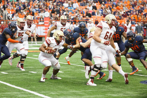 AJ Dillon is Boston College's lead back heading into Saturday's matchup with Syracuse.