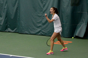 Masha Tritou is back to being a regular player in Syracuse's singles lineup after dropping off earlier in the season.