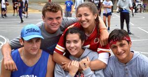 Tristan Wakefield (top row, left) has dealt with diabetes for most of his life, and despite the challenges he faces, he doesn’t let it affect his rowing career.