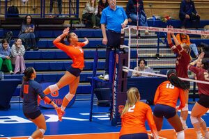 In Syracuse’s five-set loss to Boston College, Utah transfer Skylar George registered 18 kills — one off her career-high.