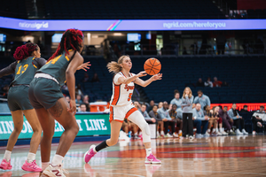 Georgia Woolley's six assists, along with her team-leading 19 points, led to Syracuse's dominant win over BC Sunday.