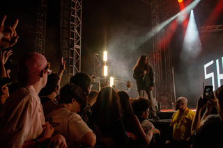 Students packed the floor for performances from A-Trak, 070 Shake, 2 Chainz, and Baby Keem.